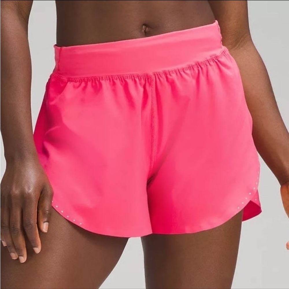 Lululemon Fast and Free Shorts pink size 6